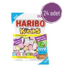 Haribo Kubiks Jelibon 80 gr 24 Adet