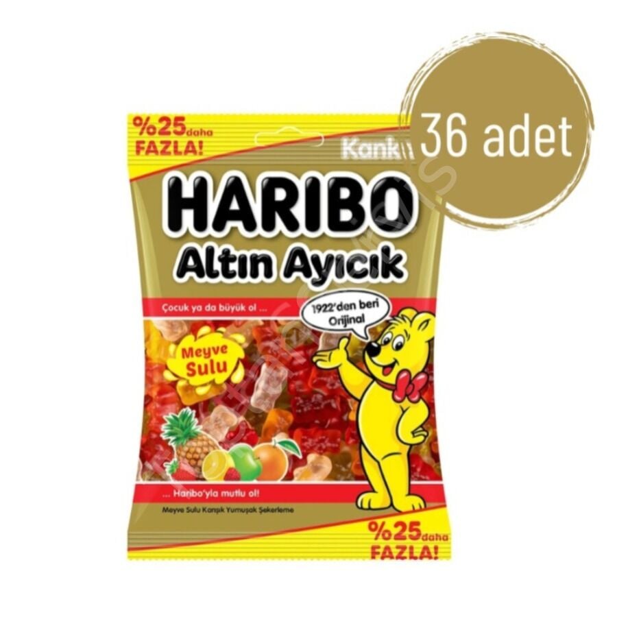 Haribo Goldbears Altın Ayıcık Jelibon 100 gr 36 Adet