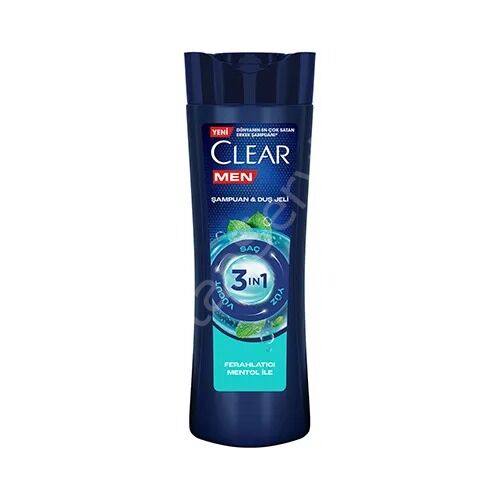 Clear Men 3'1 Arada Ferahlatıcı Mentol Etkili Şampuan 350 ml
