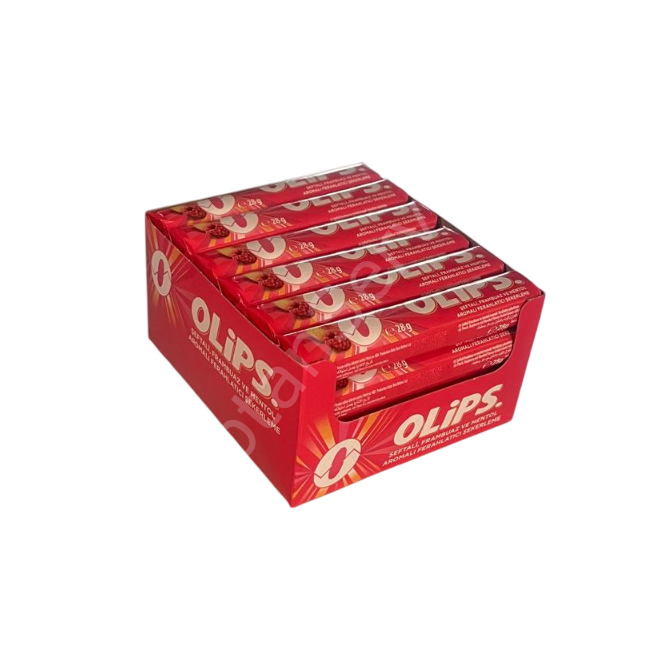 Kent Olips Stick Şeftali Frambuaz ve Mentol Aromalı Şekerleme 28 gr 24 adet