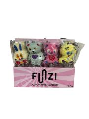 Funzi Lollipop Marshmallow Şeker 45 gr 16 Adet