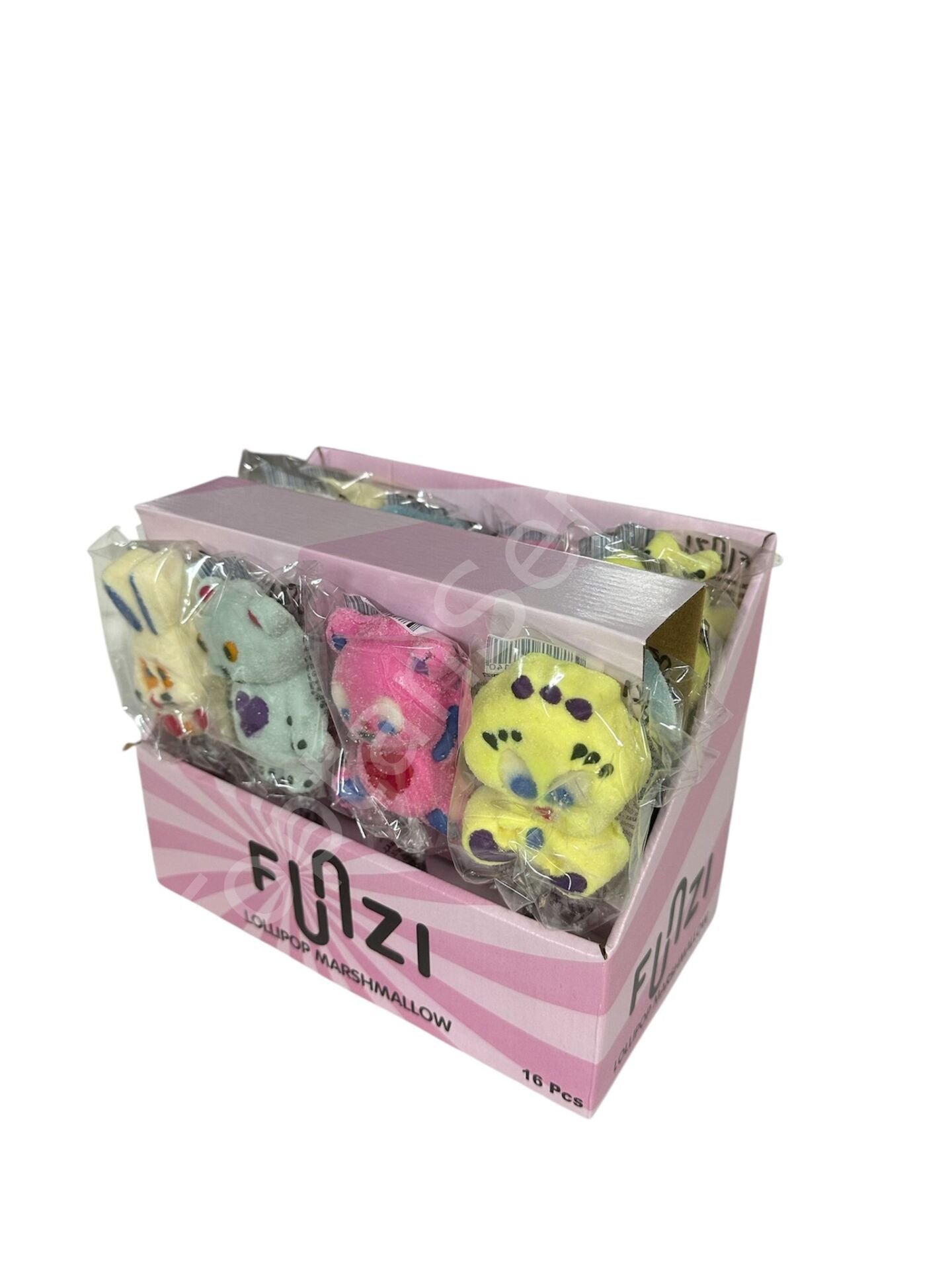 Funzi Lollipop Marshmallow Şeker 45 gr 16 Adet