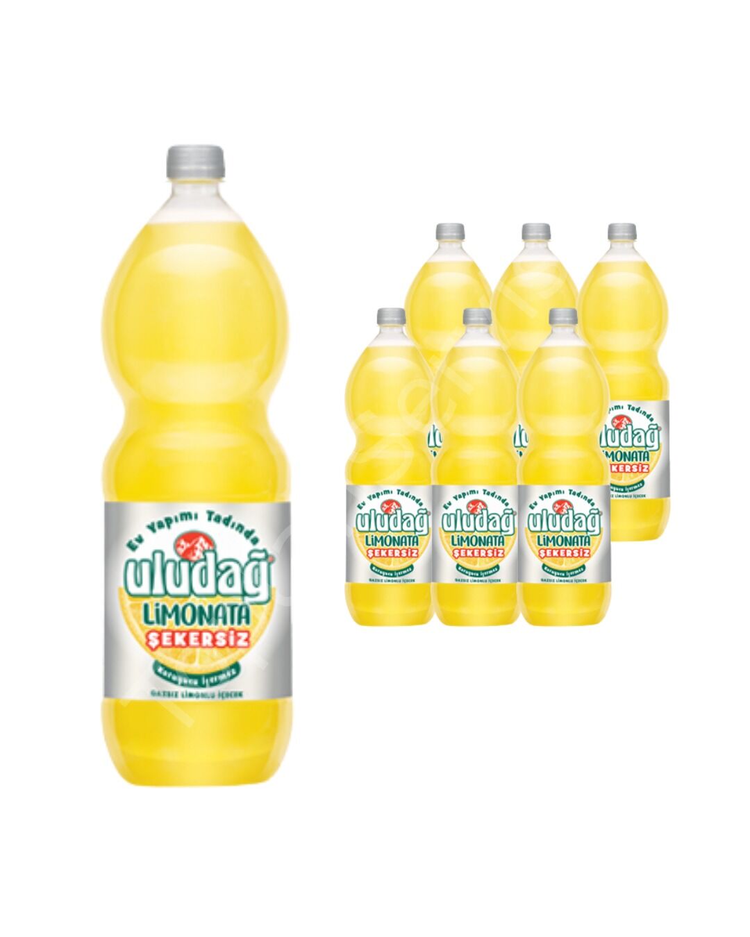 Uludağ Limonata Şekersiz 2 Lt 6 Adet