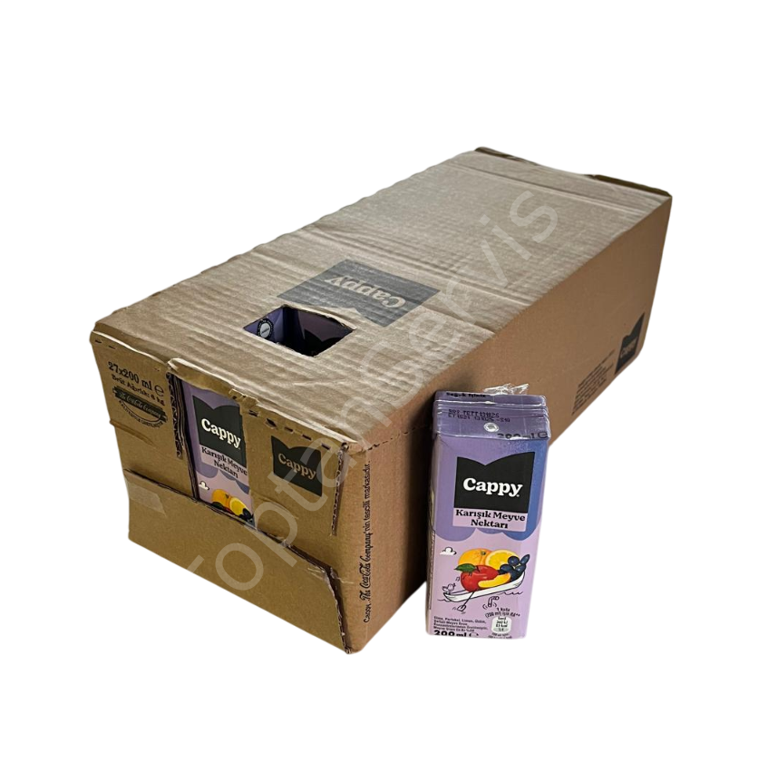 Cappy Karışık Meyve Nektarı Meyve Suyu 200 ml 27 Adet