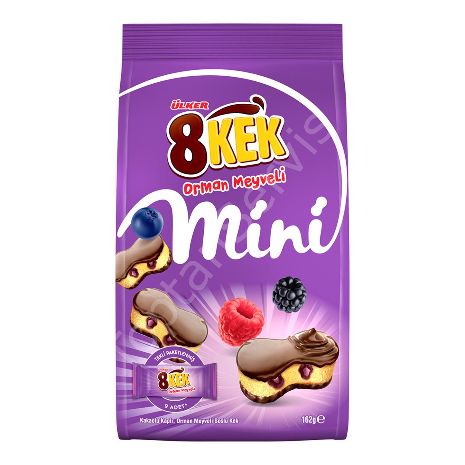 Ülker Sekiz Kek Mini Poşet Orman Meyveli 162 gr 1 Adet