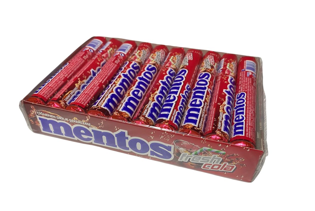 Mentos Fresh Cola Aromalı Şeker 20 Adet