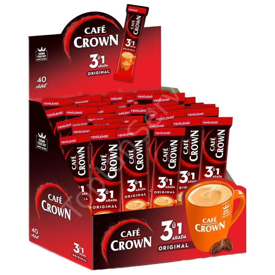 Cafe Crown 3'ü 1 Arada Kahve 17,5 gr 40 Adet