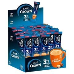 Cafe Crown 3'ü 1 Arada Fındık Aromalı Kahve 18 gr 40 Adet