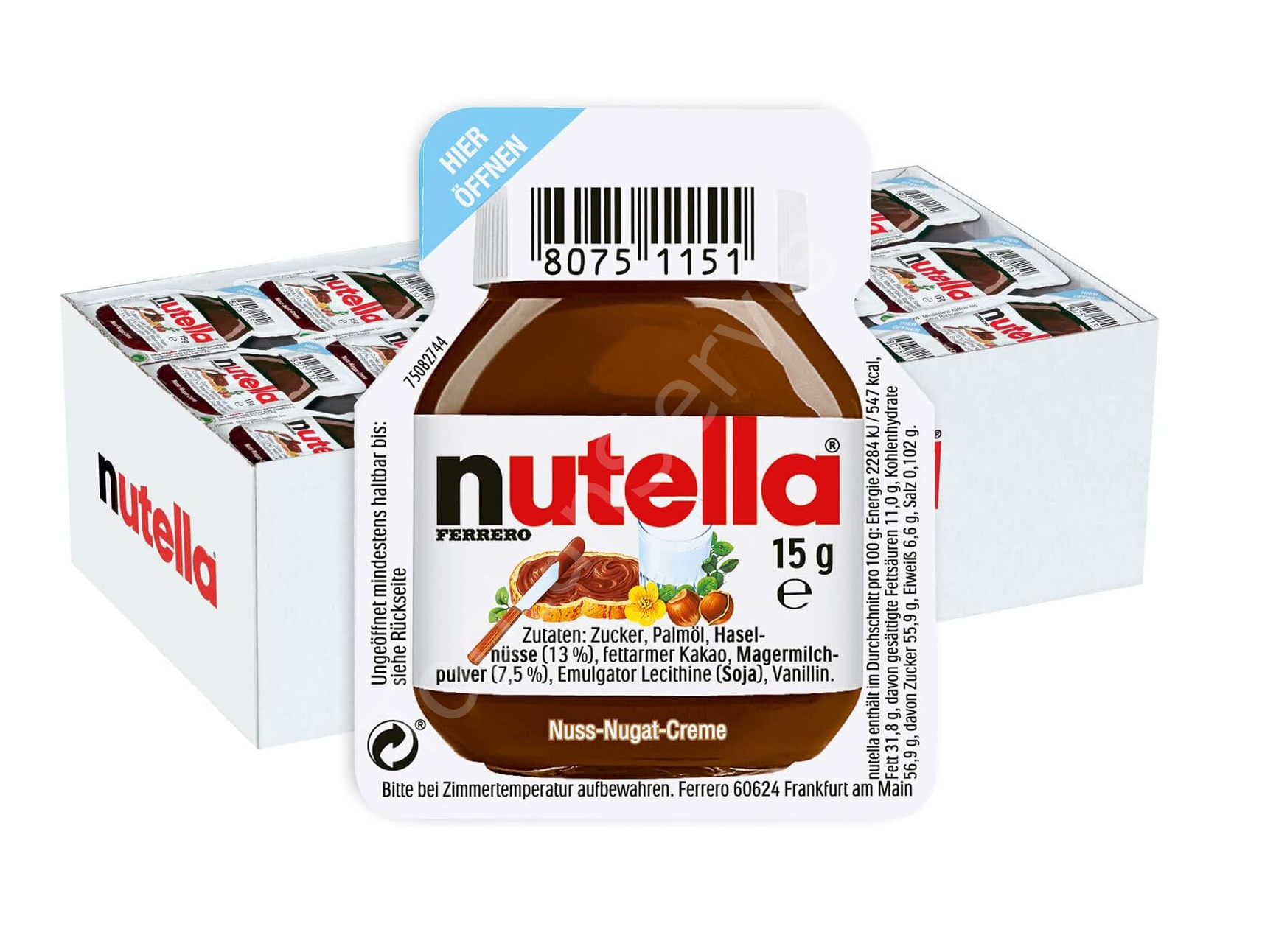 Nutella Kakolu Fındık Kreması 15 gr 120 Adet