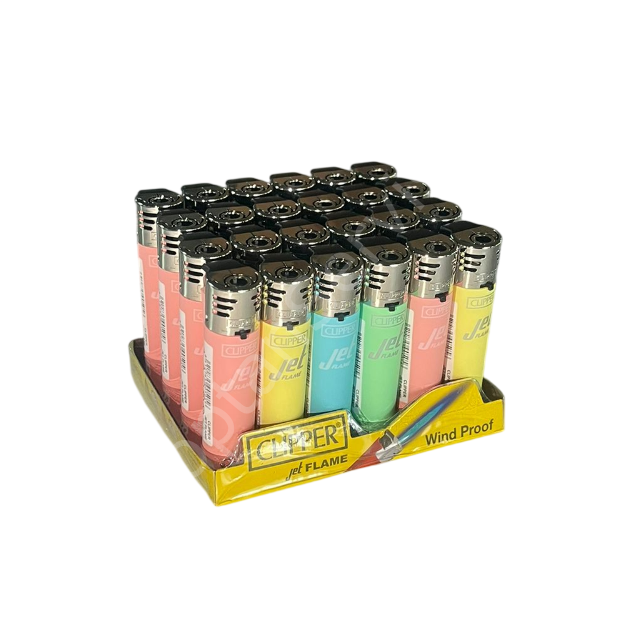 Clipper Jet Flame Rüzgar Çakmağı 24 Adet 3466