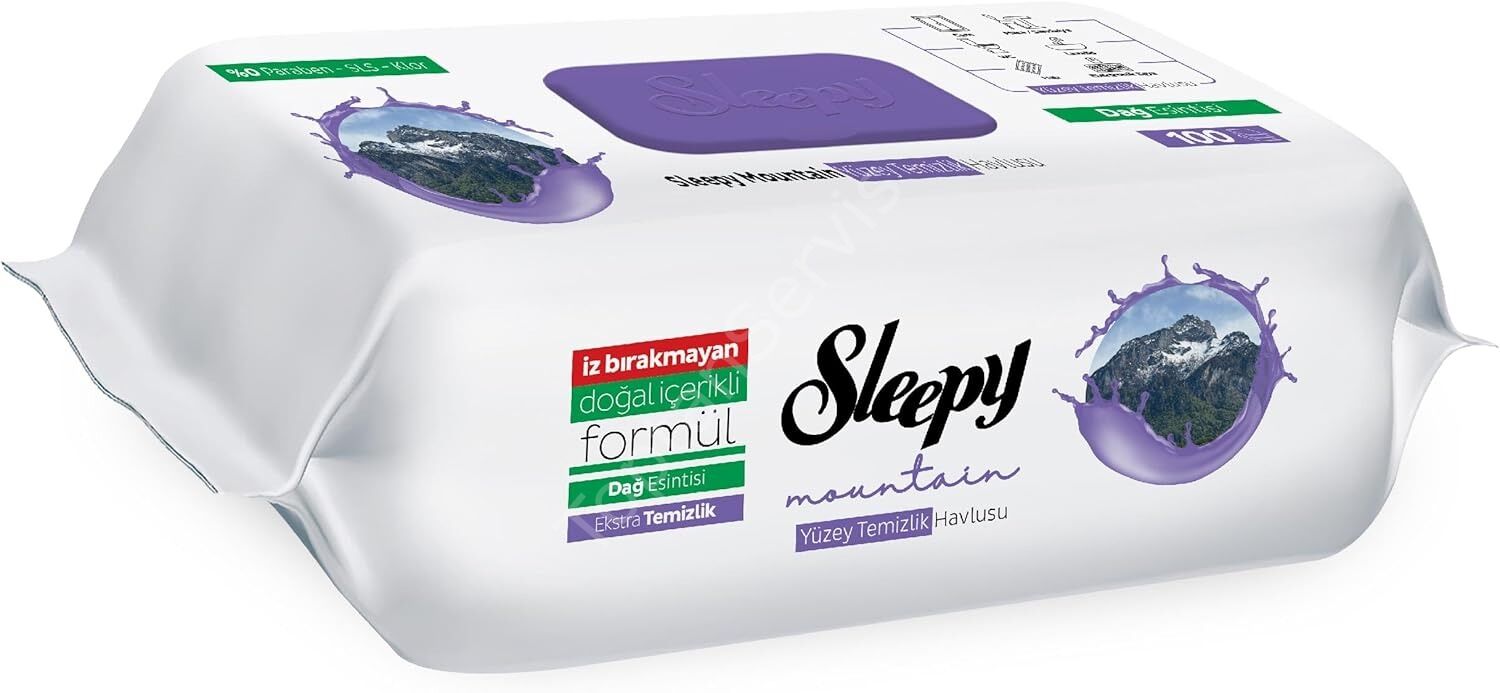 Sleepy Dağ Esintisi Yüzey Temizlik Havlusu 100 Yaprak